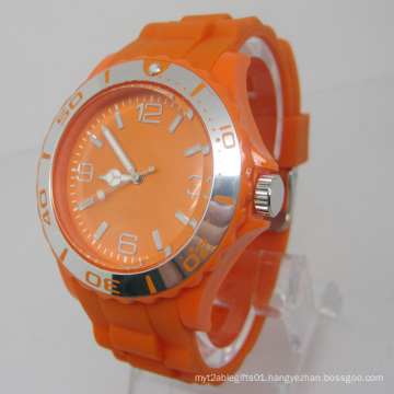 New Environmental Protection Japan Movement Plastic Fashion Watch Sj073-3